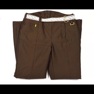 Women snow pants | brown winter pants | snowboarding women pants | lace belt